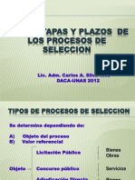 1 Tipos - Etapas de Procesos de Seleccion