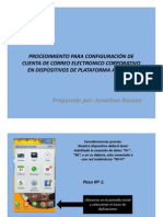 Procedimiento para Configuracion de Cuenta de Correo Electronico Corporativo