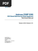 Sjzl20060678-Unitrans ZXMP S385 (V2.00&V2.10) Technical Manual