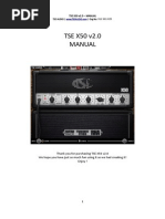 Download TSE X50 v20 Manual by Alexander Ward SN216263193 doc pdf
