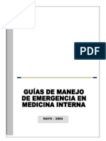 Guías de Manejo de Medicina Interna en Emergencia