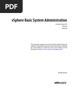 Vsphere Basic System Administration