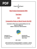Download Tata Nano vs Maruti Suzuki Alto 800 by rahulsogani123 SN216283718 doc pdf