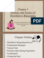 Strategy and Tactics of Distributive Bargaining