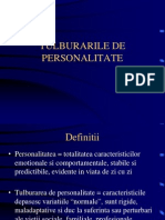 Tulburarile de Personalitate