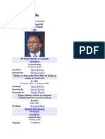 Tanzanian PM Mizengo Pinda