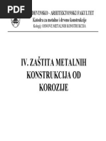 Omk - 4. Zastita Metalnih Konstrukcija Od Korozije