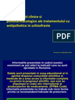 Particularitati Clinice Si Psihofarmacologice Ale Tratamentului Cu Antispihotice in Schizofrenie