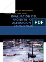 Evaluacion Del Paciente Con Alteracion de Con Ciencia