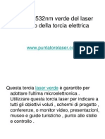 2000mw 532nm Verde Del Laser Di Fascio Della Torcia Elettrica