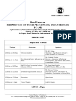 Program Structure for the Road Show on NMFP as on 09 05 2013