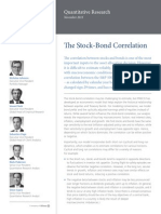 PIMCO Quantitative Research Stock Bond Correlation Oct2013