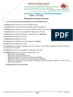 2008 Evaluare in Educatie Barem ROMANA Clasa7