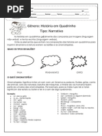 Gênero Historia em quadrinho