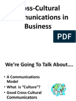 Cross-Cultural Comm in Business
