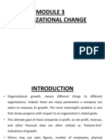 Organizational Change