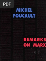 Foucault, M - Remarks on Marx 