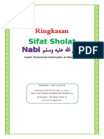 Ringkasan Sifat Shalat Nabi