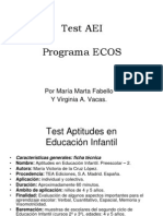 Test AEI y Programa ECOS