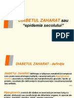 Diabetul Zaharat - Epidemia Secolului 1