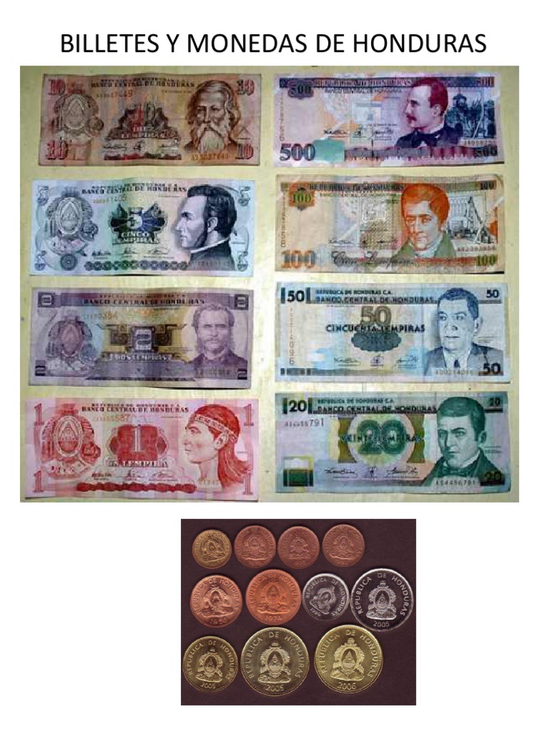 viernes Atticus De trato fácil Billetes y Monedas de Honduras | PDF