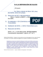 Depuracion Del Silicio para Fotovoltaica