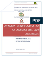 ESTUDIO HIDROLÓGICO DEL RIO CULEBRAS