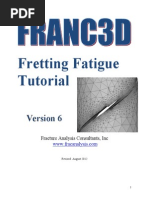 Franc3D V6 Ansys Fretting Tutorial