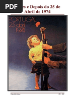 Antes e Depois Do 25 de Abril