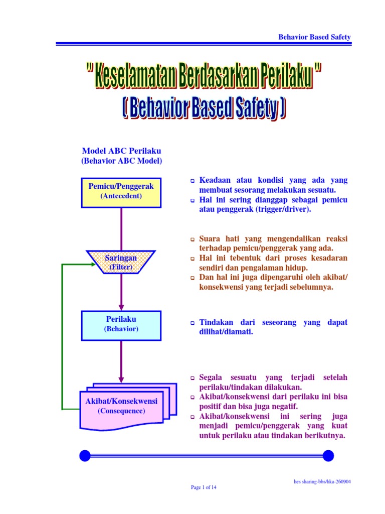 Prinsip dan Model ABC dalam BBS | PDF