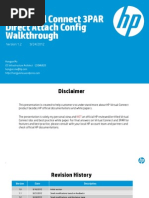 HP Virtual Connect 3par Direct Attach Config Walkthrough