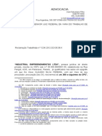 Contestação Industrial Empreendimentos e Claudio Silva Pereira