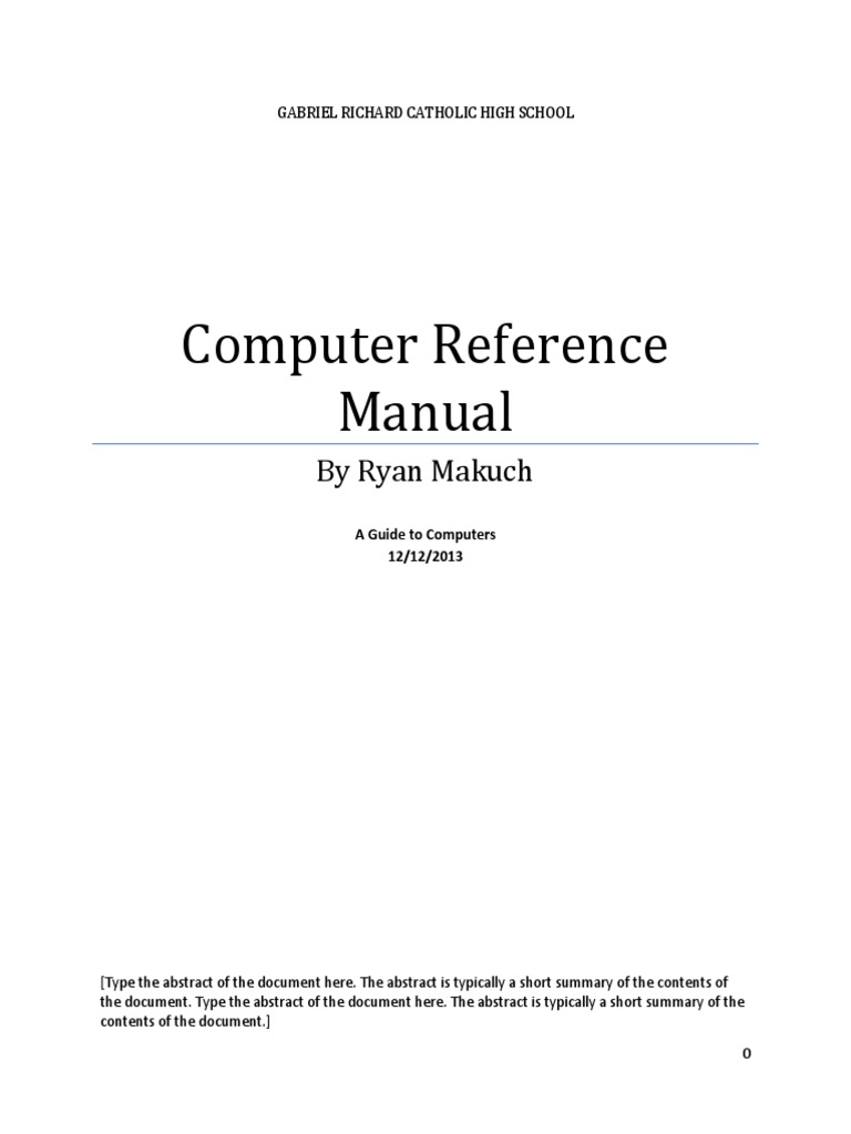 Computer Reference Guide | PDF | Operating System | Mac Os