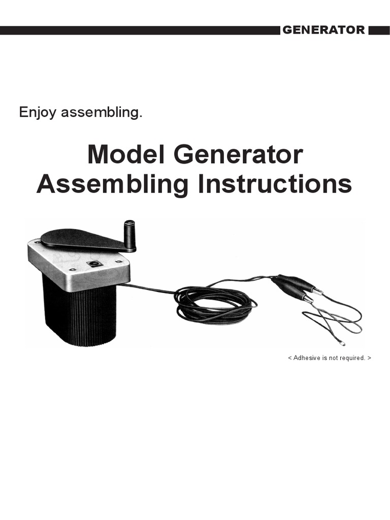 Basic Electricity Generator | PDF | Electric Generator ...