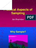 Practical Aspects of Sampling: An Overview