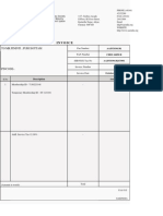 SAE India temporary membership invoice