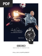 Fall 2012 Supplement: Sportura Chronograph. When Perfection Is The Goal