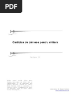 Carticica de Cantece Pentru Chitara 20