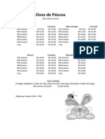 Lista Pascoa 2014