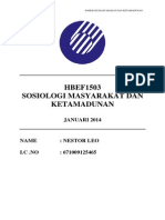 Microsoft Word - Hbef1503 Sosiologi Dan Ketamadunan