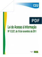 Apresentacao Lei Acesso Informacao