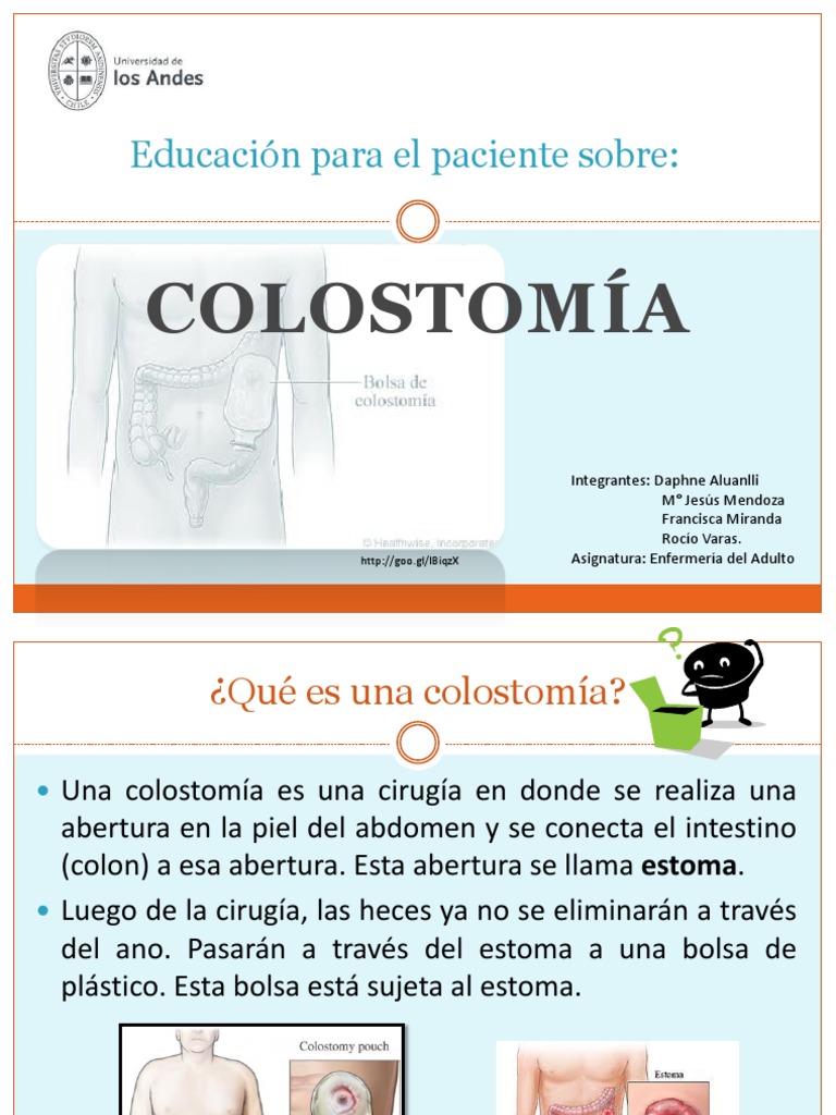 Educación colostomia | Heces | Diarrea