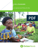 Financial Services For A Sustainable Rural Livelihood: Strategies, Lessons Learned and Policy For The Years 2011 - 2015