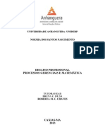 DESAFIO PROFISSIONAL RH Processos Gerenciais e Matemática Noemia