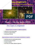 Galaxy Alignment: Frank C. Van Den Bosch (MPIA)