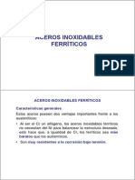 Aceros Inoxidables Ferríticos