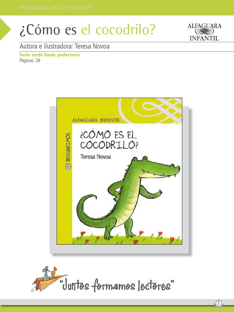 Cómo Es El Cocodrilo | PDF | Lectura (proceso) | Literatura infantil