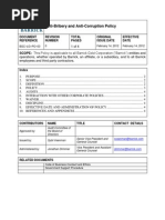 Barrick Anti Bribery and Anti Corruption Policy