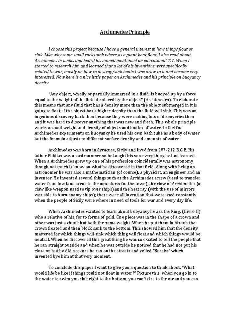 Archimedes research essay 07 picture