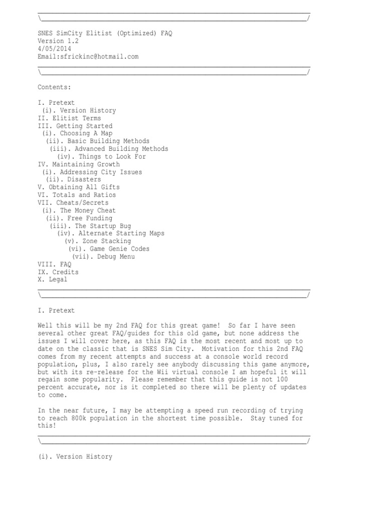 Optimized Simcity Snes Faqguide Tornadoes Leisure